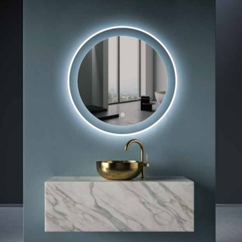 M3051-Viena espejo de baño redondo con luz LED